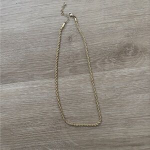 Rope Costume Gold Women's Necklace